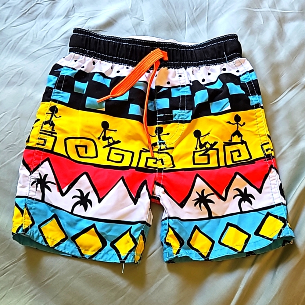 Wes and Willy 12 Mo Swim Trunks